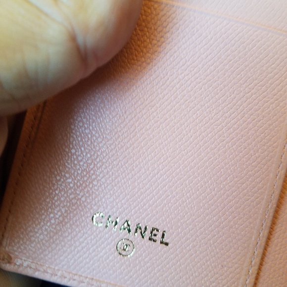 SOLD@! Auth. Chanel Pink Coco Long Wallet - Picture 8 of 12